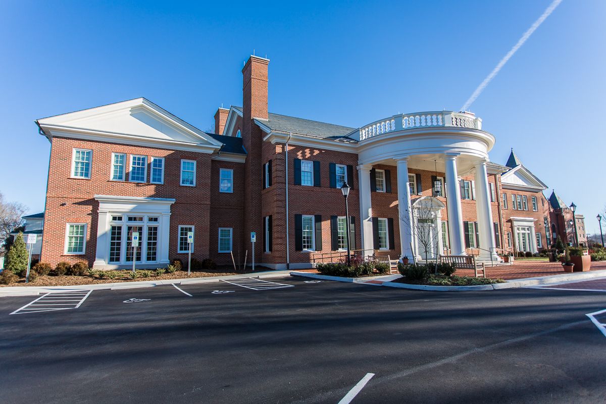 Longwood admissions building