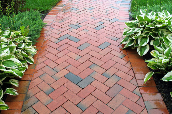 brick pathway