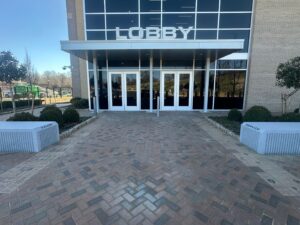 Lobby of the Lynchburg police department 