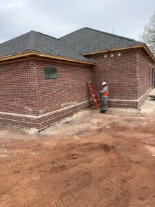 Back side of the building.