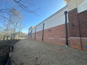 Backside of Flagstop carwash.