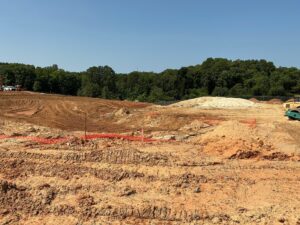 Location of the future hospital building.